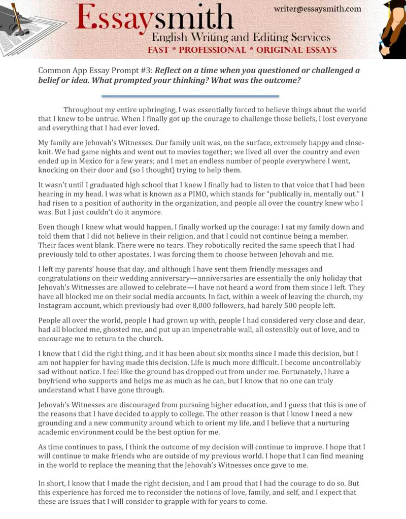 Common Application Essays | Apply Me common application essay 2020