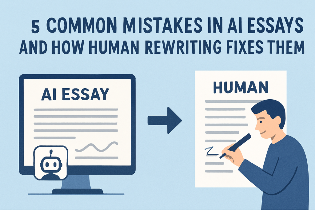 Common AI Mistakes and How Human Rewriting Fixes Them